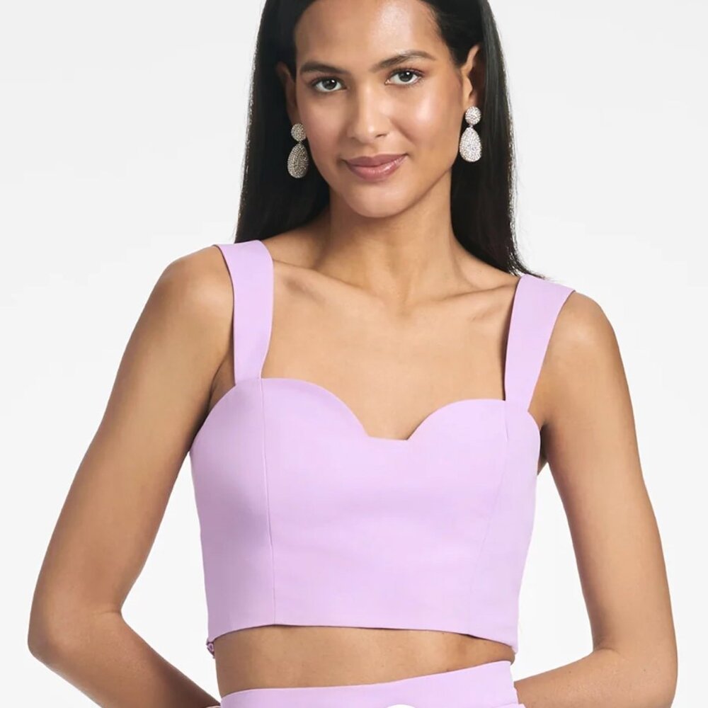 NWT Sachin & Babi Official Site Darcy Top Lilac Size 4